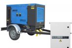 ТСС ЭД-50-Т400-2РКМ11 в шумозащитном кожухе на прицепе с АВР